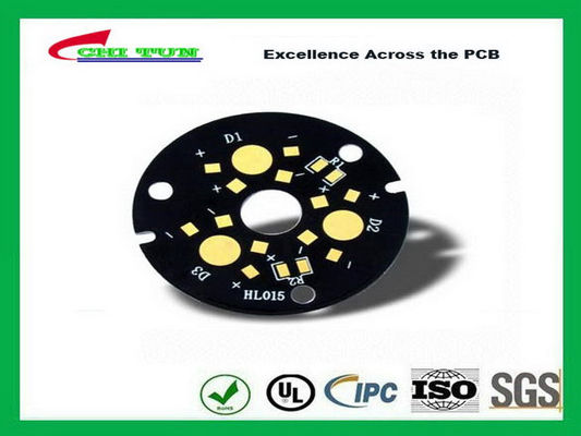 China Power Supply PCB Board High Temperatures with Black Solder Mask Immersion Gold Supplier