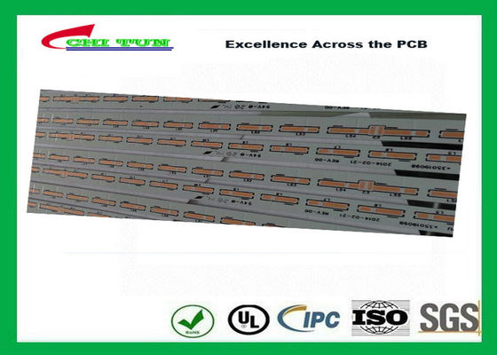 China Aluminum Base LED Lighting PCB Green Lead free HASL 700x15 MM Supplier