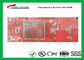 Double sided PCB Gold Plating  Red solder mask LF HASL  ISO9001  UL  ISO SGS Supplier
