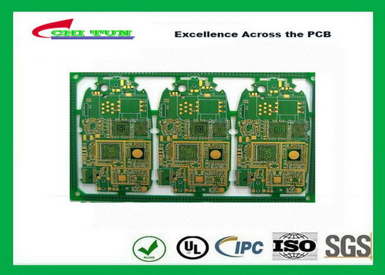 Good Quality HDI 6L FR4 1mm Immersion Gold PCB Engineering for Cell Phone / Mobile Phone Suppliers