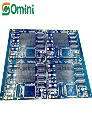 Industry Grade PCB Board Fabrication Blue Circuit Control Board Halogen Free