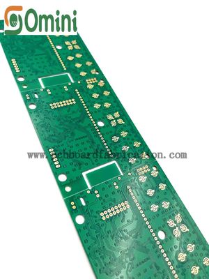 High Frequency Rogers 4350B PCB Board Immersion Silver With Edge Launch Connectors