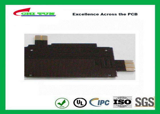 Good Quality Black Solder Mask Flexible PCB Manufacturing for Mobile Phone , 1mil PI Material Suppliers
